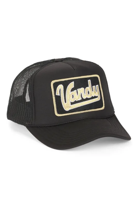 VANDERBILT VINTAGE LOW RISE TRUCKER - BLACK made by Aviator Nation