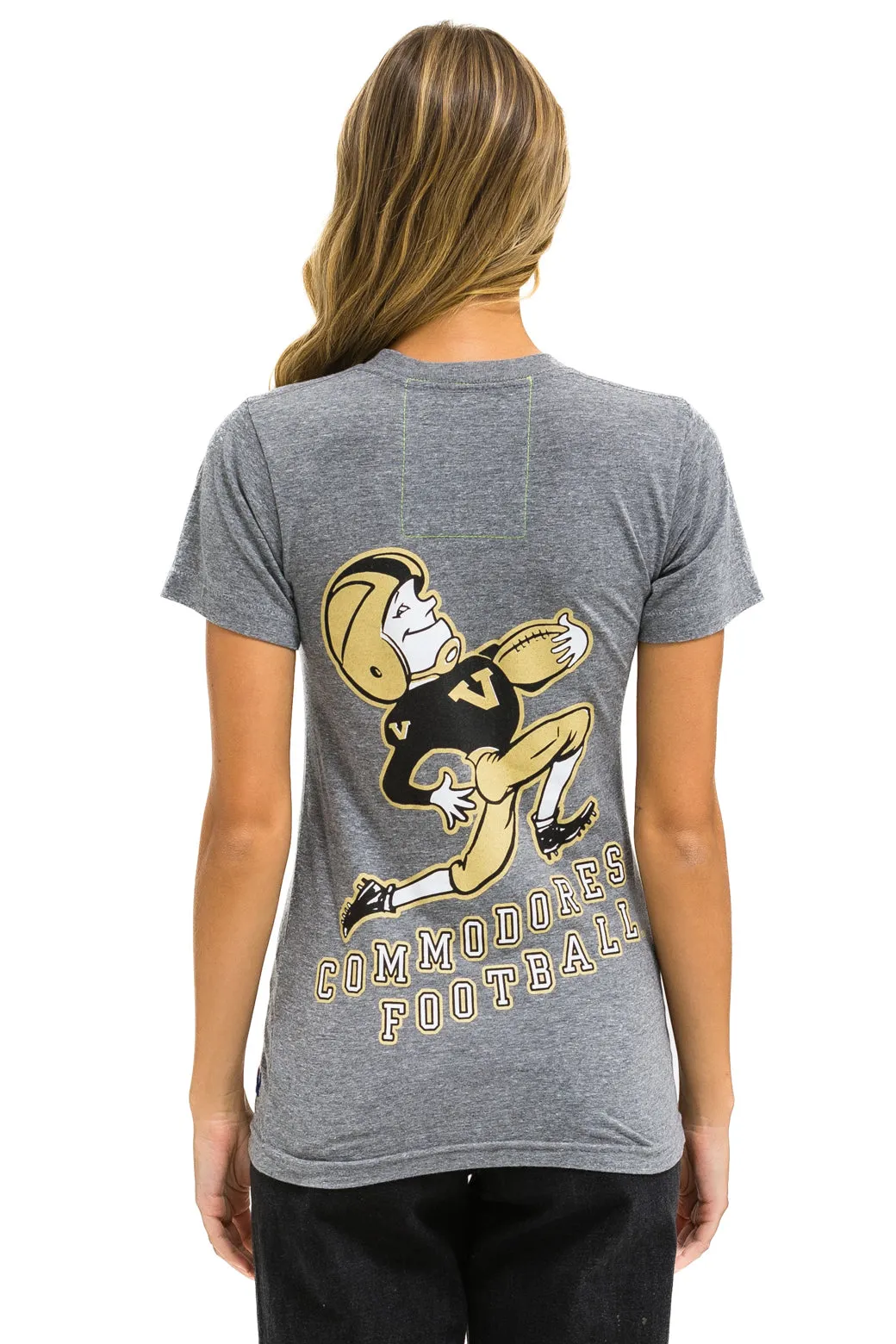VANDERBILT COMMODORES CREW TEE SHIRT - HEATHER GREY sold by Aviator Nation product image thumbnail 2