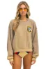 CALIFORNIA SURFER PATCH RELAXED CREW SWEATSHIRT - FADED TAN sold by Aviator Nation