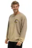 CALIFORNIA SURFER PATCH RELAXED CREW SWEATSHIRT - FADED TAN sold by Aviator Nation