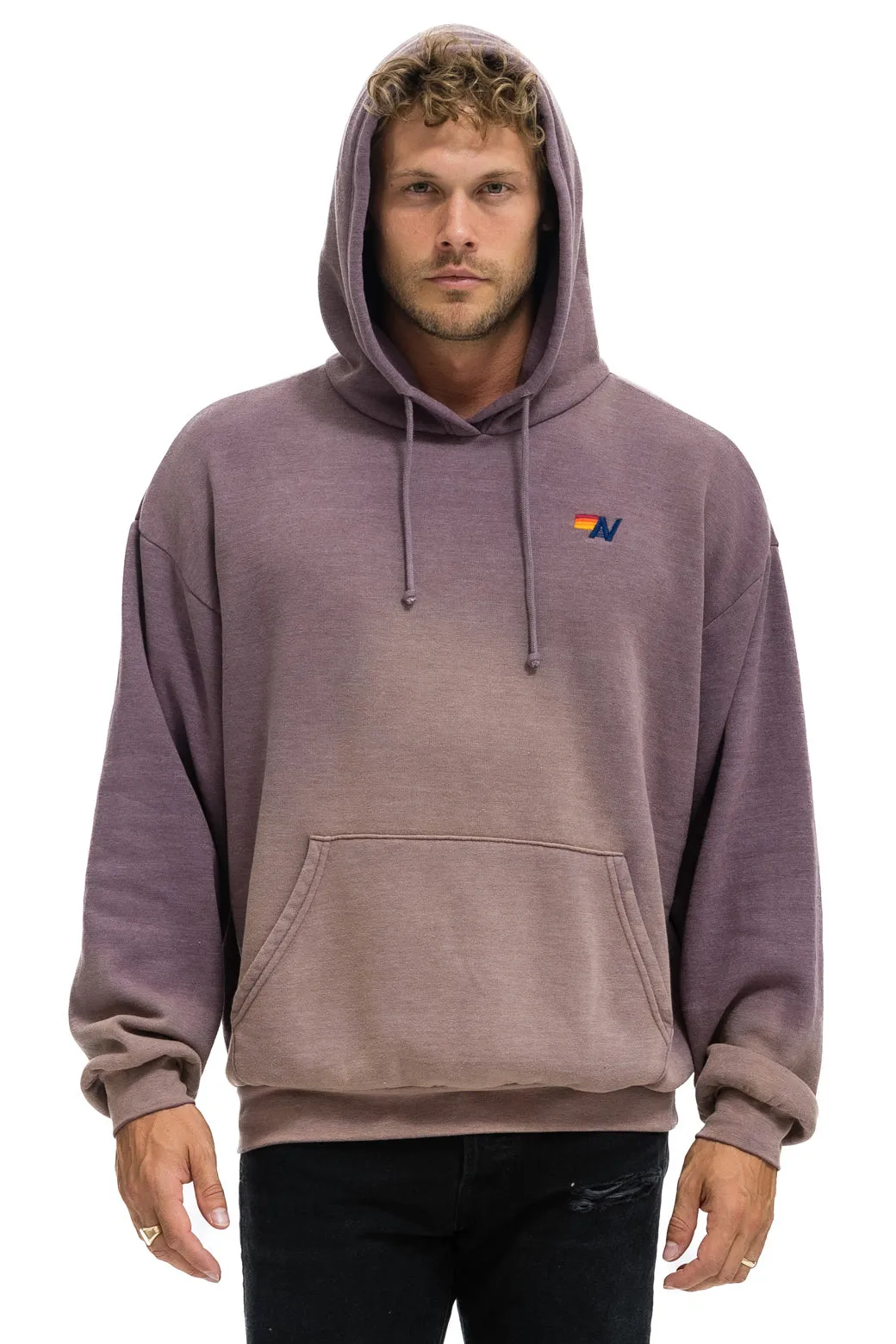 ESSENTIAL RELAXED PULLOVER HOODIE - FADED MOCHA sold by Aviator Nation product image thumbnail 2