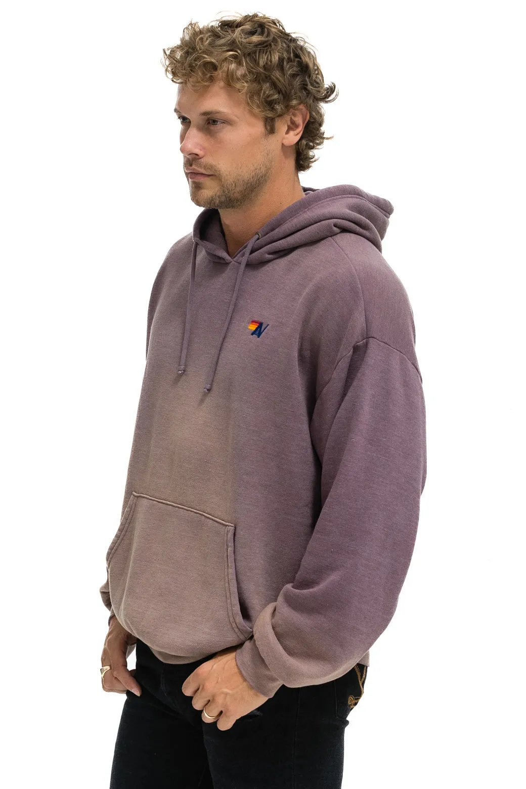 ESSENTIAL RELAXED PULLOVER HOODIE - FADED MOCHA sold by Aviator Nation product image thumbnail 4