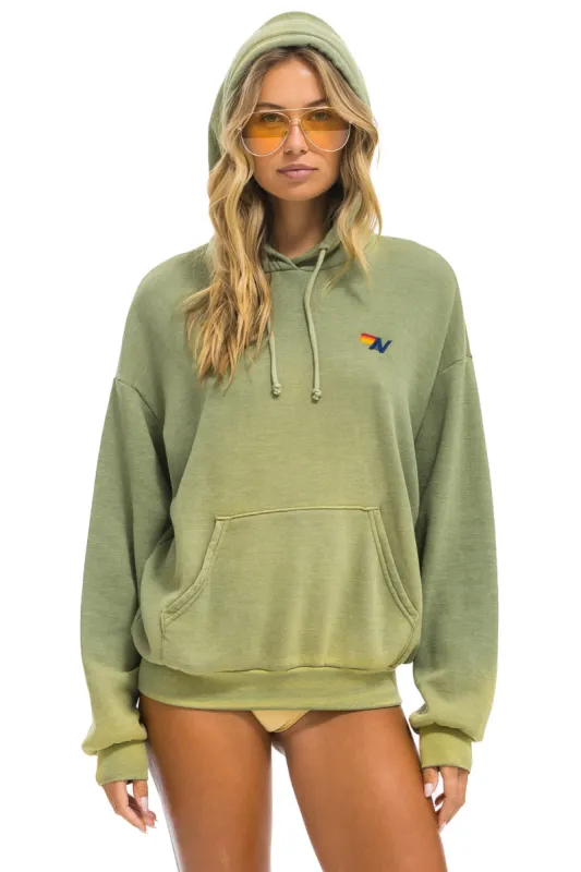 ESSENTIAL RELAXED PULLOVER HOODIE - FADED ARMY sold by Aviator Nation