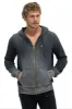 ESSENTIAL ZIP HOODIE - FADED SMOKE sold by Aviator Nation