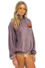 SUNSET PATCH PULLOVER RELAXED HOODIE - FADED MOCHA sold by Aviator Nation