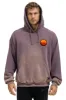 SUNSET PATCH PULLOVER RELAXED HOODIE - FADED MOCHA sold by Aviator Nation