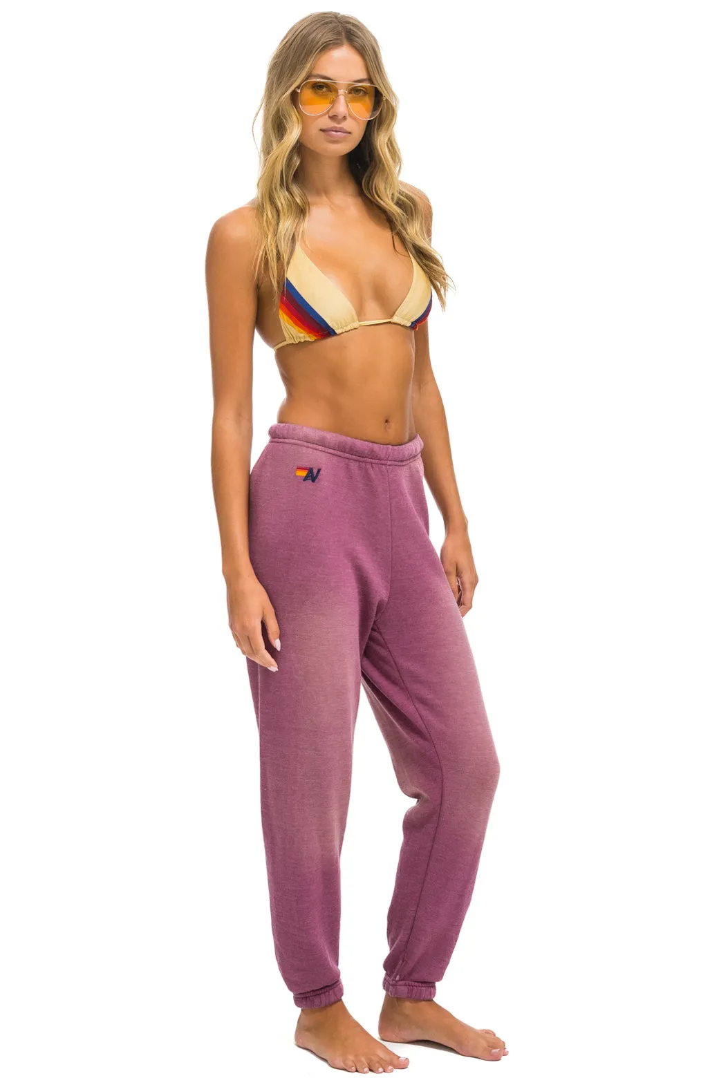 ESSENTIAL SWEATPANTS - FADED BERRY sold by Aviator Nation product image thumbnail 3