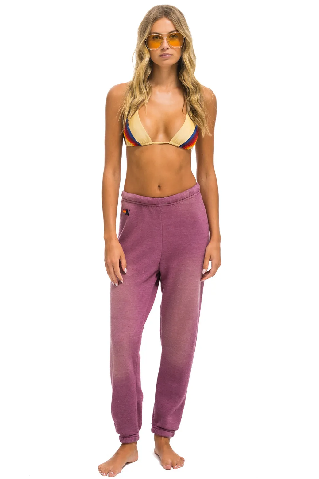 ESSENTIAL SWEATPANTS - FADED BERRY sold by Aviator Nation