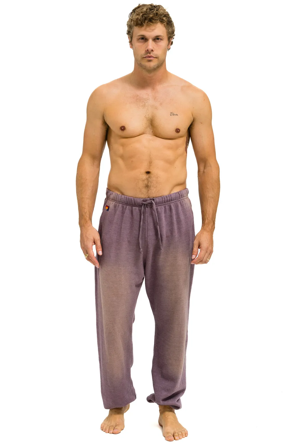 ESSENTIAL SWEATPANTS - FADED MOCHA sold by Aviator Nation
