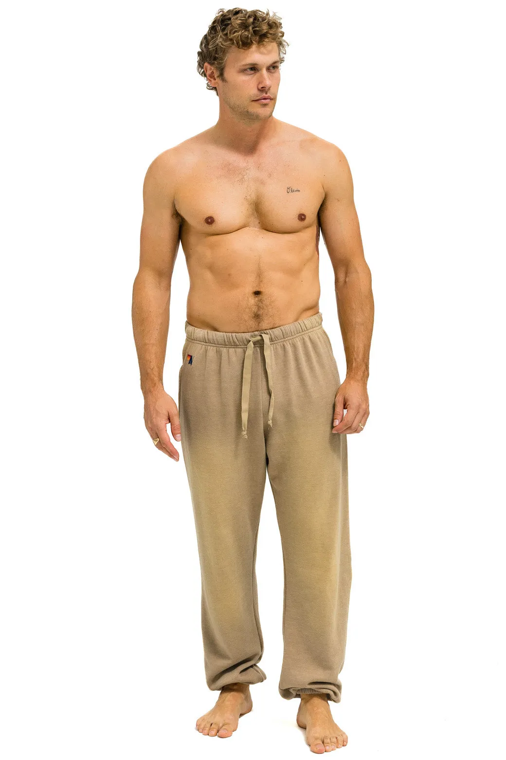 ESSENTIAL SWEATPANTS - FADED TAN sold by Aviator Nation