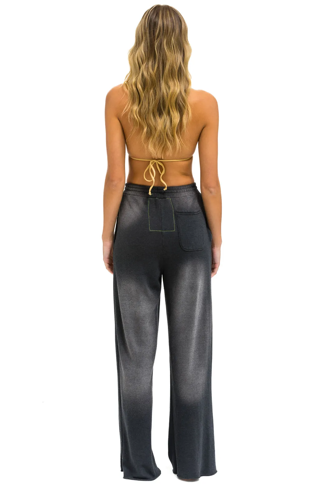 ESSENTIAL WIDE LEG POCKET SWEATPANTS - FADED SMOKE sold by Aviator Nation product image thumbnail 4