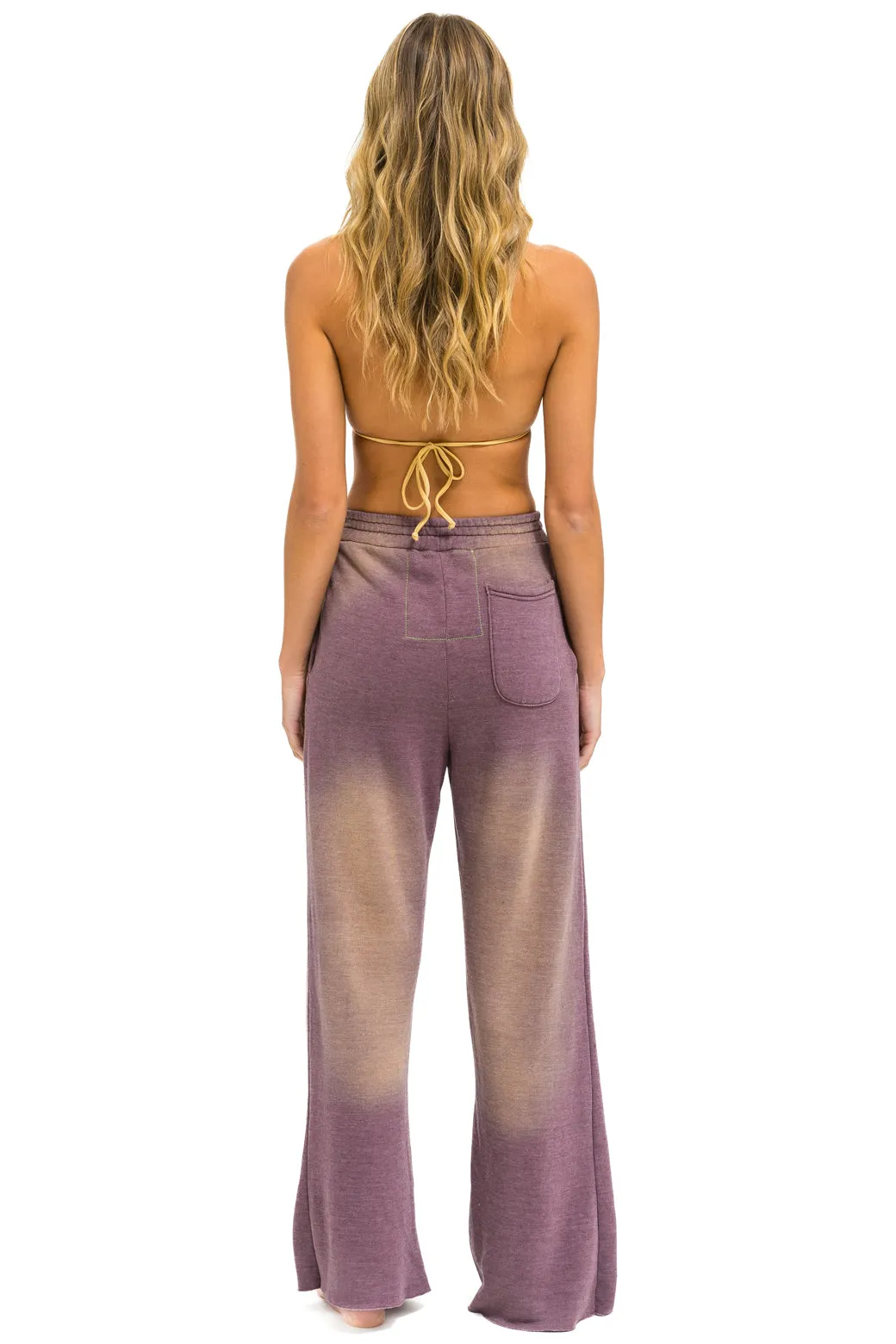ESSENTIAL WIDE LEG POCKET SWEATPANTS - FADED MOCHA sold by Aviator Nation product image thumbnail 5