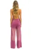 ESSENTIAL WIDE LEG POCKET SWEATPANTS - FADED BERRY sold by Aviator Nation