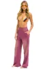 ESSENTIAL WIDE LEG POCKET SWEATPANTS - FADED BERRY sold by Aviator Nation