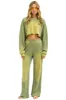 ESSENTIAL WIDE LEG POCKET SWEATPANTS - FADED ARMY sold by Aviator Nation