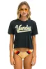 VANDERBILT BOLT BOYFRIEND TEE - BLACK sold by Aviator Nation