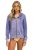 ESSENTIAL ZIP HOODIE - FADED GRAPE sold by Aviator Nation
