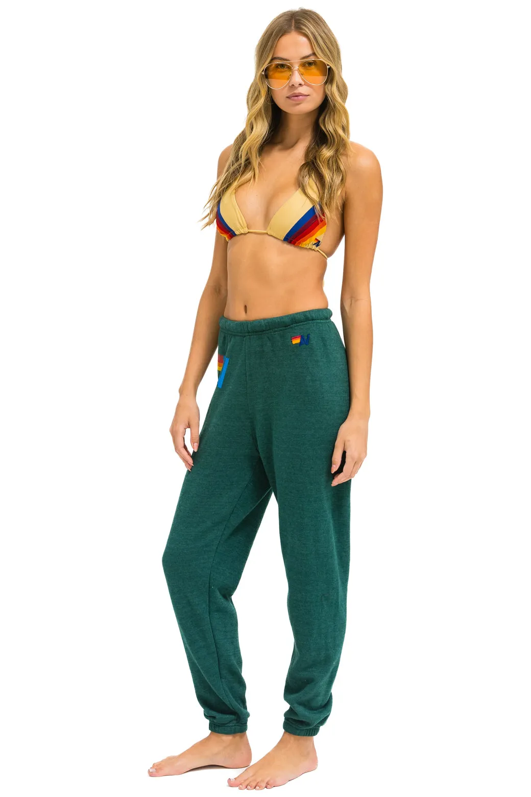 LOGO SWEATPANTS - FOREST sold by Aviator Nation product image thumbnail 3