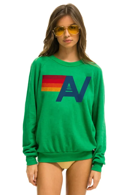 LOGO SWEATSHIRT - KELLY GREEN made by Aviator Nation