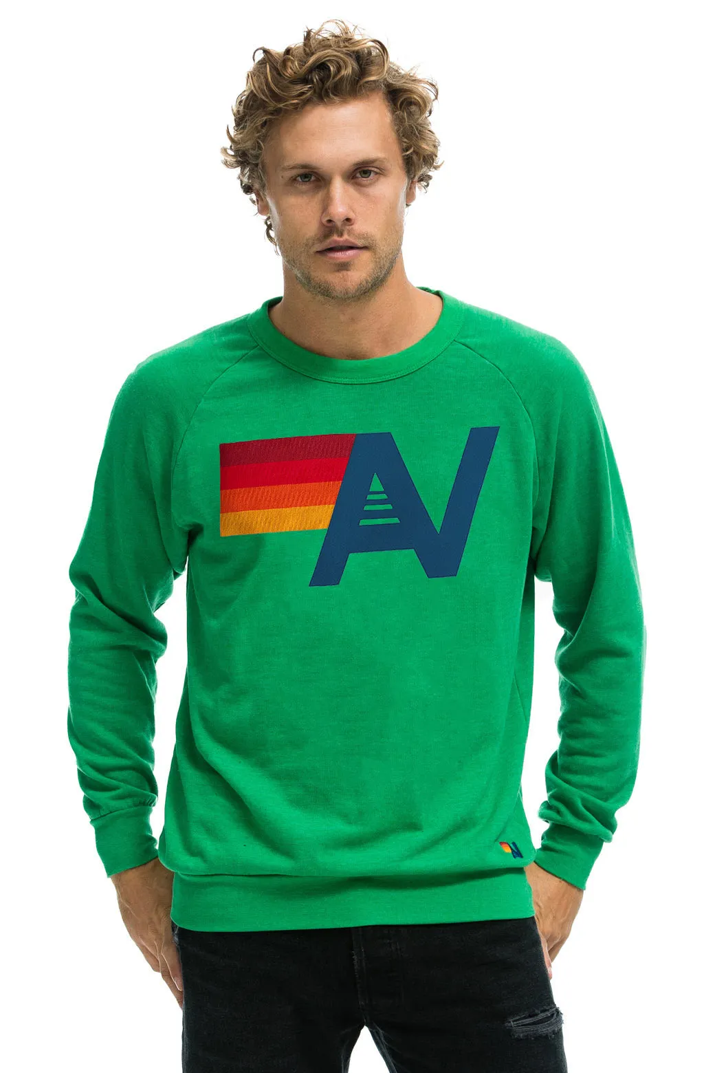 LOGO SWEATSHIRT - KELLY GREEN sold by Aviator Nation product image thumbnail 2