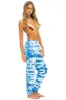HAND DYED SWEATPANTS - TIE DYE BLUE sold by Aviator Nation