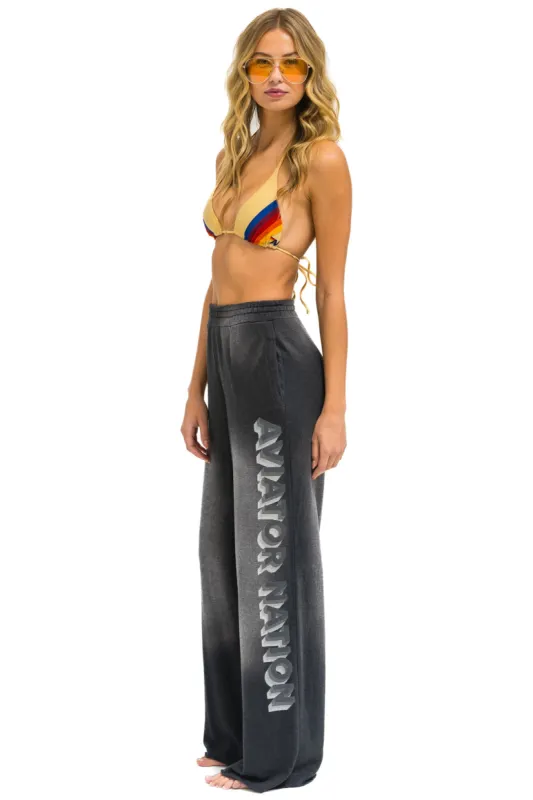 AN 3D WIDE LEG POCKET SWEATPANTS - FADED SMOKE sold by Aviator Nation