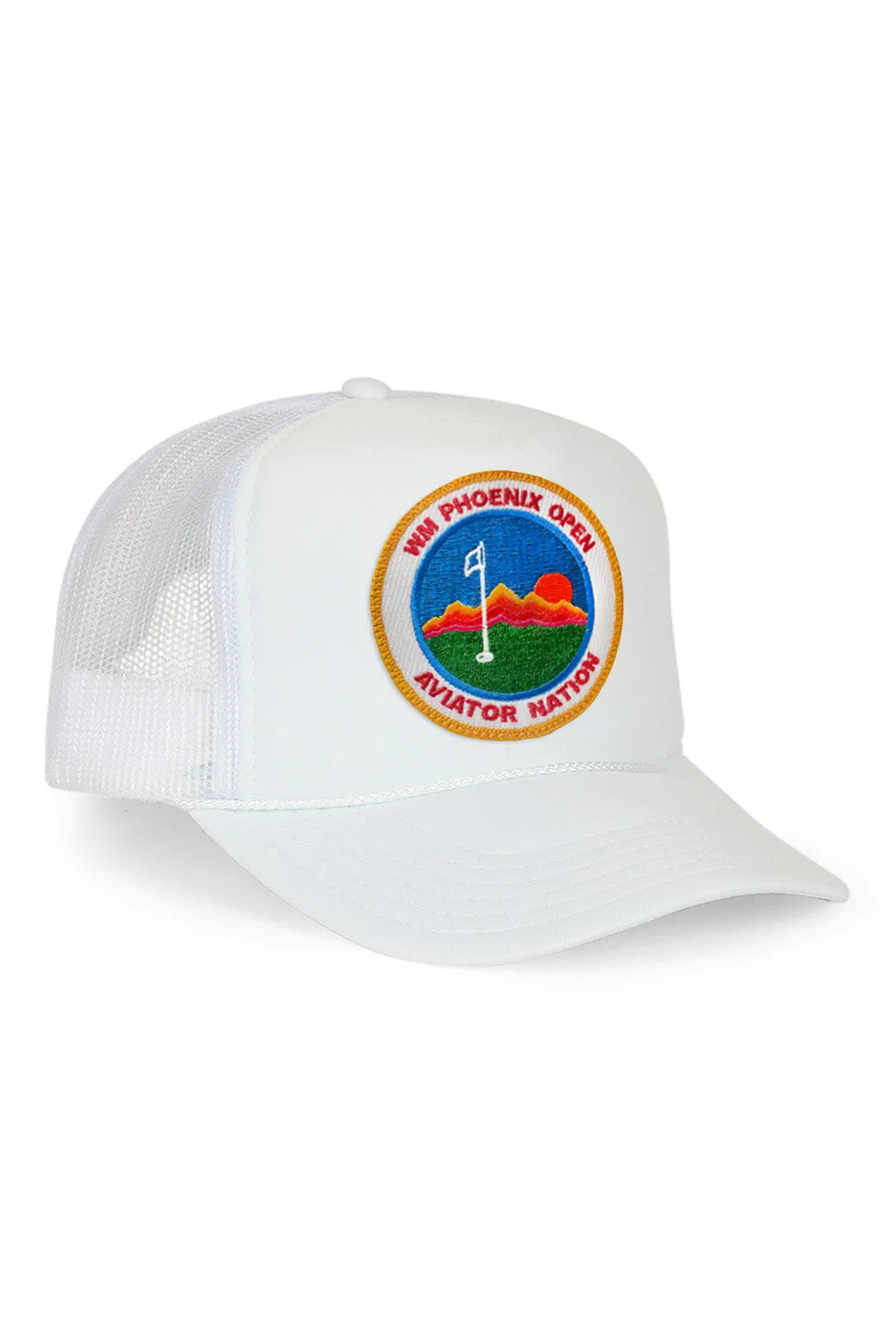WM PHOENIX OPEN 2025 TRUCKER HAT - WHITE sold by Aviator Nation
