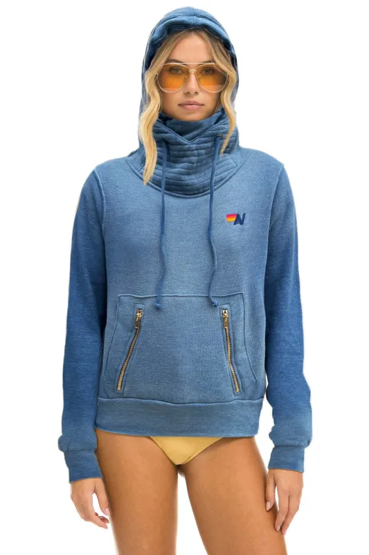 NINJA PULLOVER HOODIE - FADED WATER sold by Aviator Nation