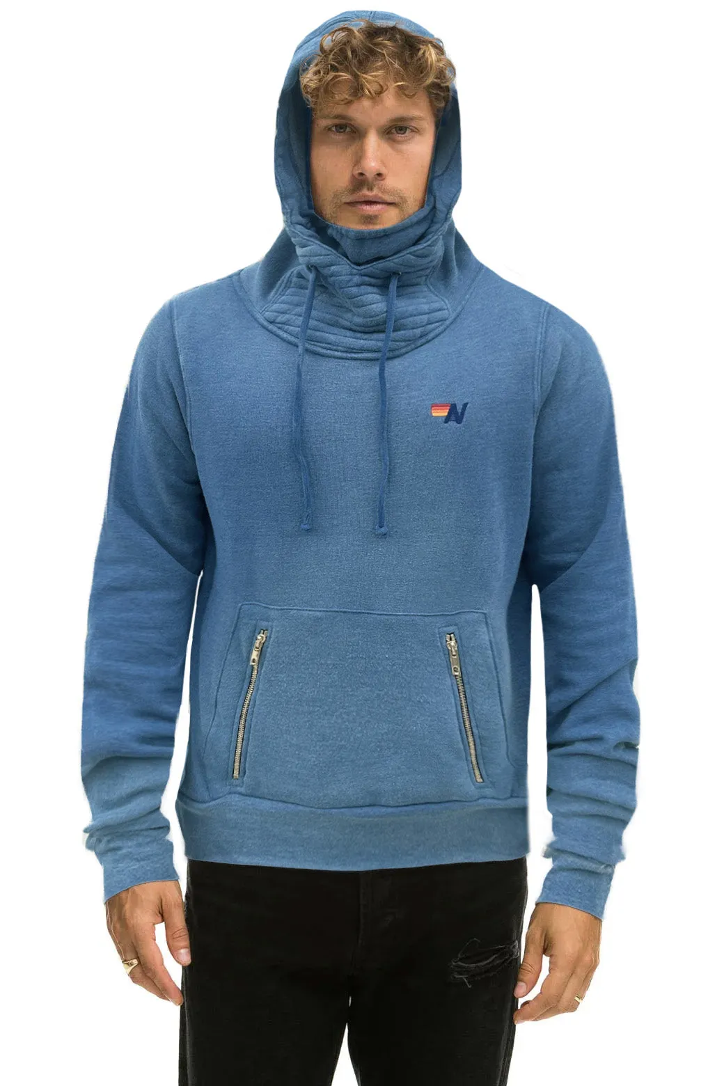 NINJA PULLOVER HOODIE - FADED WATER sold by Aviator Nation product image thumbnail 2