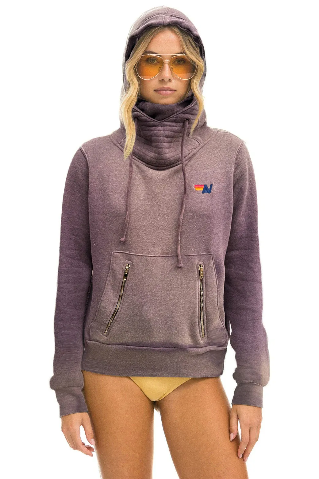 NINJA PULLOVER HOODIE - FADED MOCHA sold by Aviator Nation