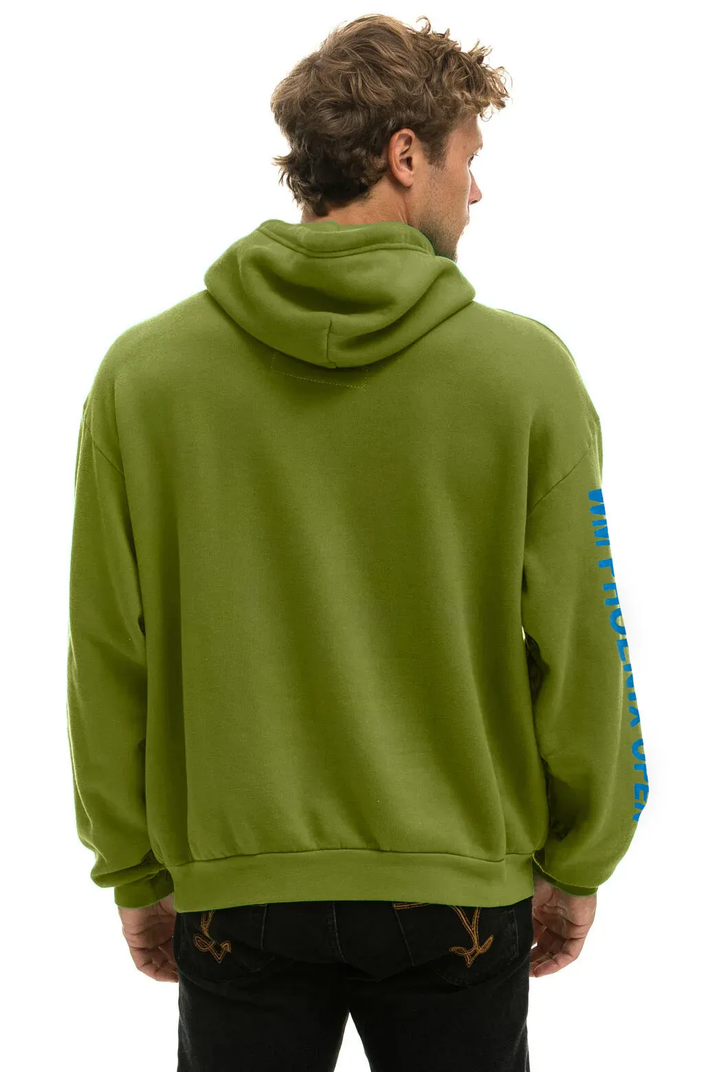 WMPO BIRDS NEST 2025 RELAXED PULLOVER HOODIE - JUNGLE GREEN sold by Aviator Nation product image thumbnail 3