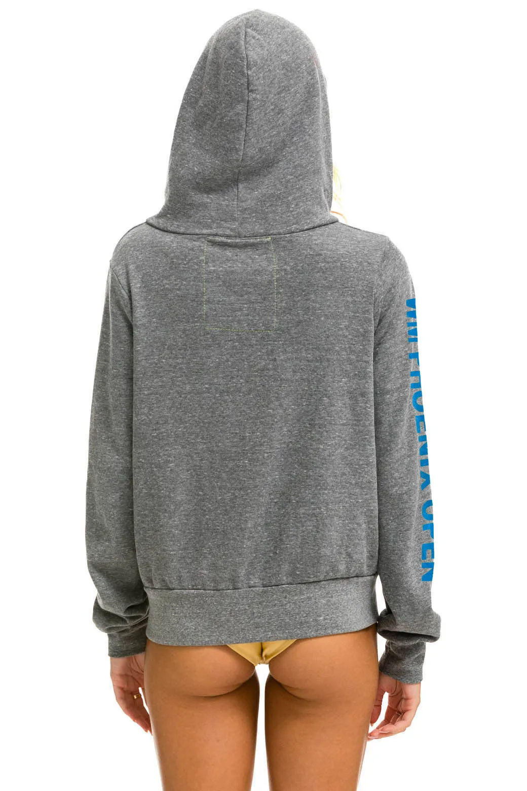 WMPO BIRDS NEST 2025 ZIP HOODIE - HEATHER GREY sold by Aviator Nation product image thumbnail 3