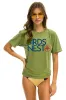 WMPO BIRDS NEST 2025 UNISEX CREW TEE - JUNGLE GREEN sold by Aviator Nation