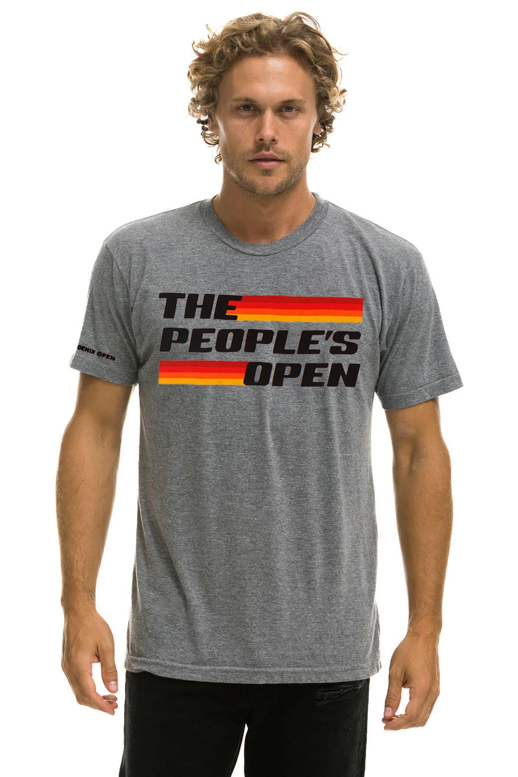 WM PHOENIX OPEN 2025 UNISEX CREW TEE - HEATHER sold by Aviator Nation product image thumbnail 2
