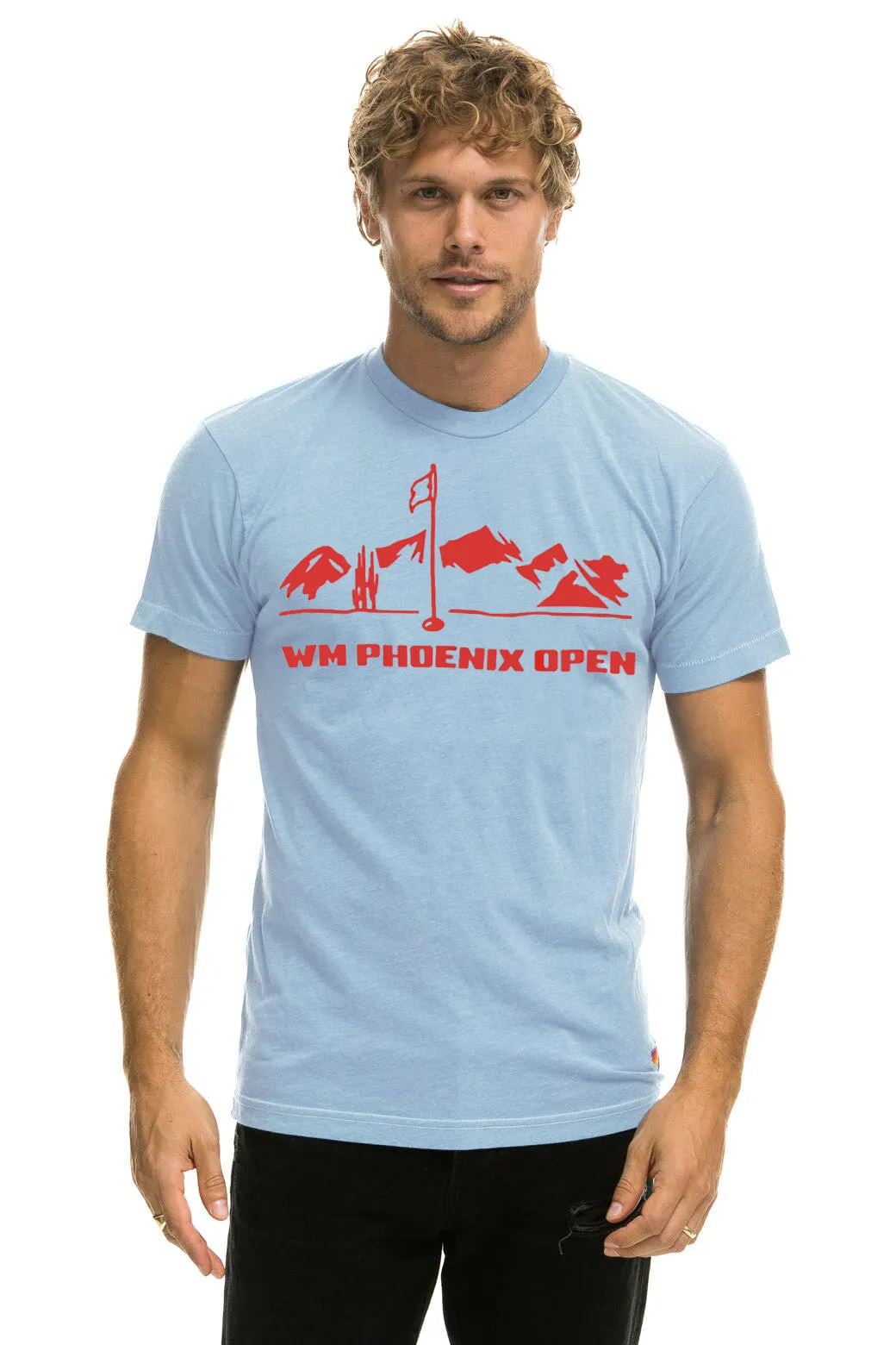 WM PHOENIX OPEN 2025 UNISEX CREW TEE - ICE sold by Aviator Nation product image thumbnail 2