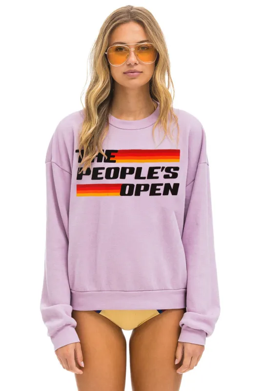 WM PHOENIX OPEN 2025 CREW SWEATSHIRT - MAUVE sold by Aviator Nation