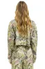 JUNGLE CROPPED CREW SWEATSHIRT RELAXED - SAND sold by Aviator Nation