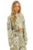 JUNGLE CROPPED CREW SWEATSHIRT RELAXED - SAND sold by Aviator Nation