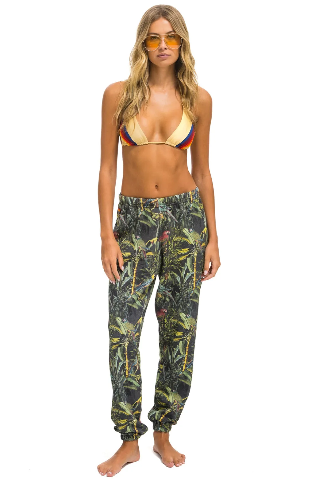 JUNGLE SWEATPANTS - VINTAGE CHARCOAL sold by Aviator Nation