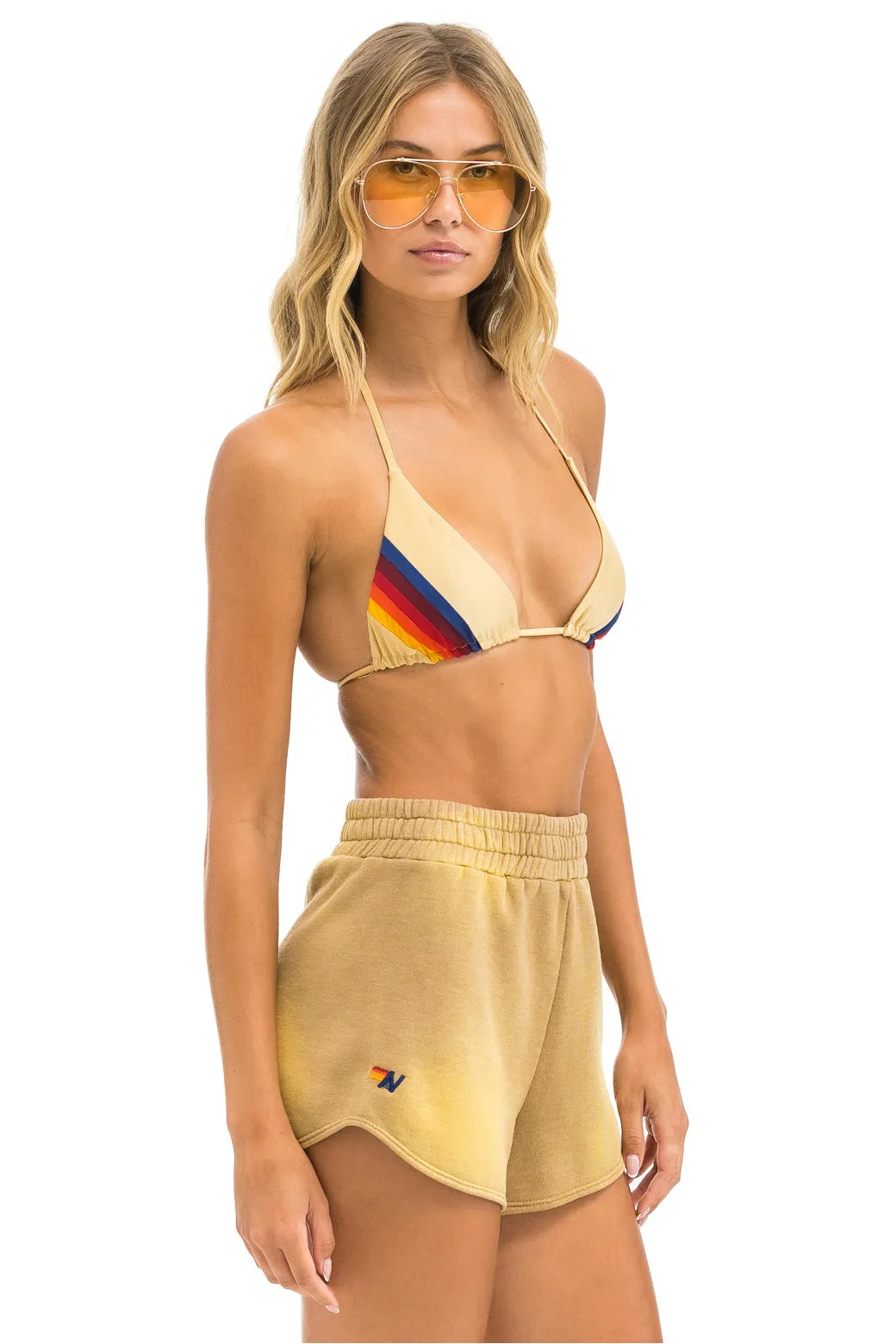 BOLT STITCH CLUB SHORTS - FADED TAN sold by Aviator Nation product image thumbnail 2