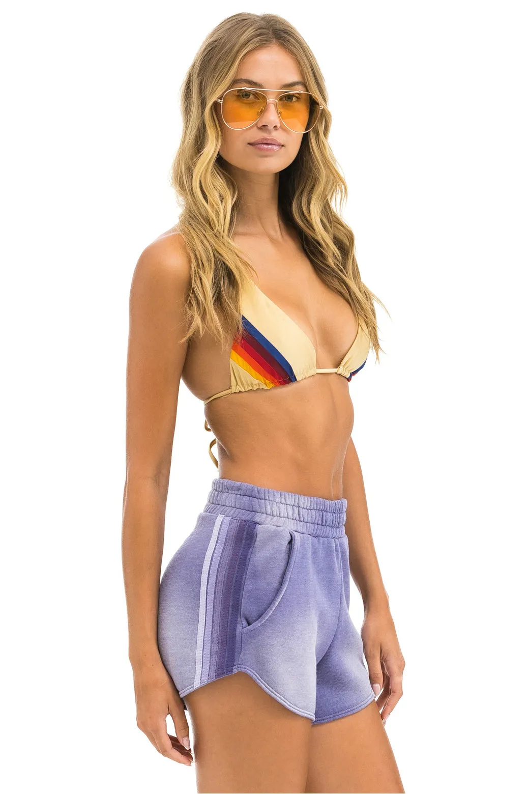 5 STRIPE POCKET CLUB SHORTS - FADED GRAPE sold by Aviator Nation product image thumbnail 2