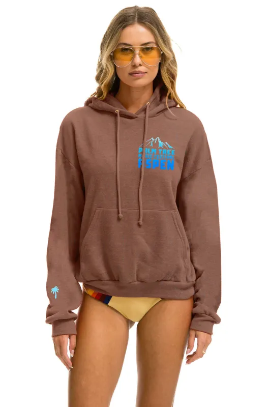 PALM TREE FESTIVAL ASPEN 2025 PULLOVER HOODIE RELAXED - BROWN sold by Aviator Nation