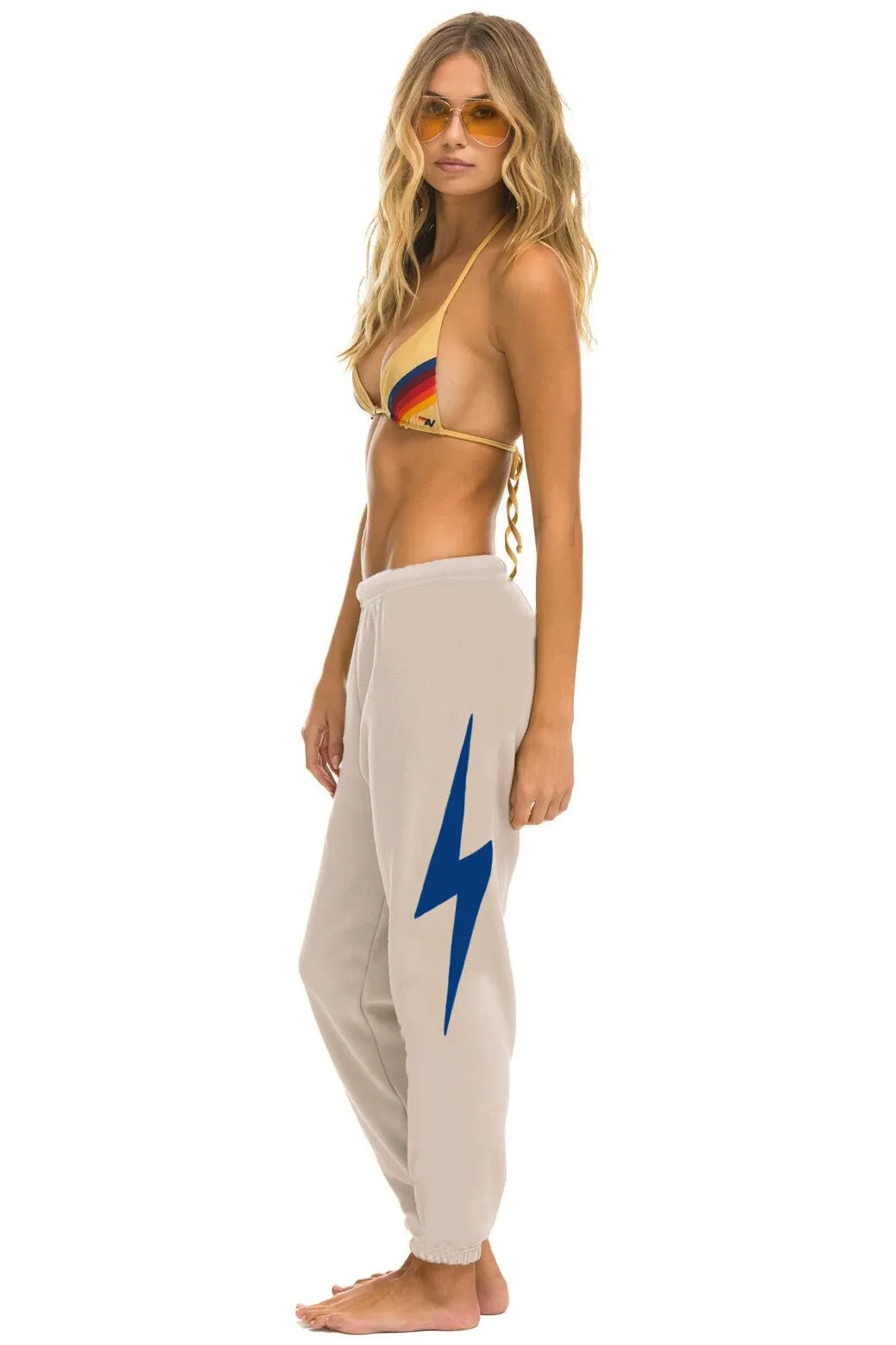 PALM TREE FESTIVAL ASPEN 2025 UNISEX SWEATPANTS - SAND sold by Aviator Nation product image thumbnail 2