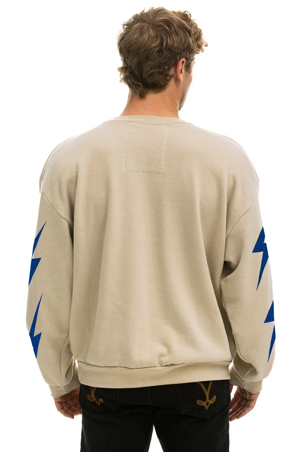 PALM TREE FESTIVAL ASPEN 2025 CREW SWEATSHIRT RELAXED - SAND sold by Aviator Nation product image thumbnail 4