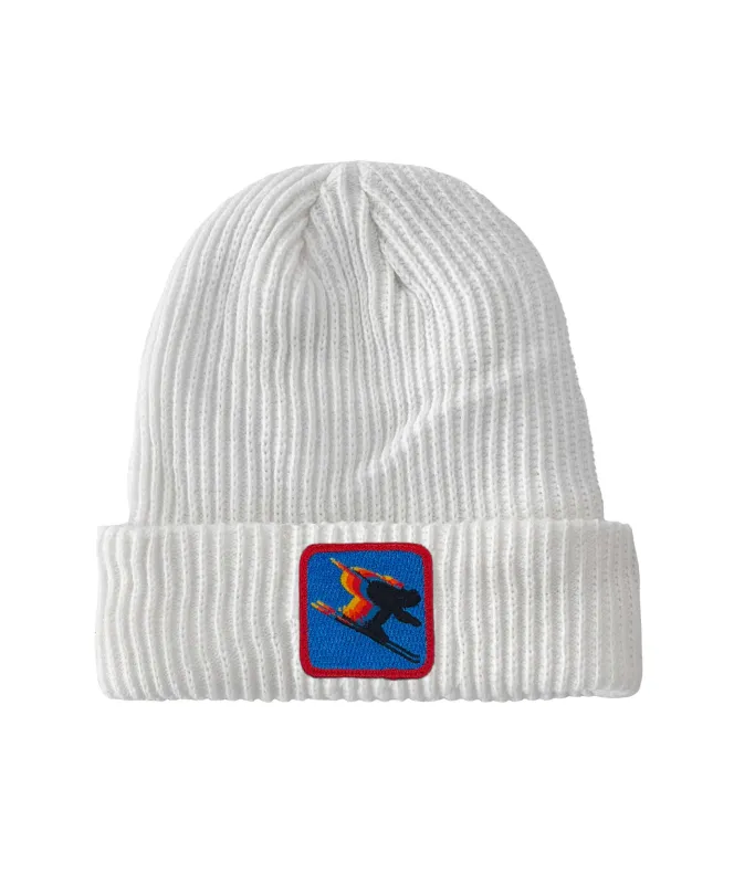 BIRDS OF PREY 2024 RIB BEANIE - WHITE made by Aviator Nation