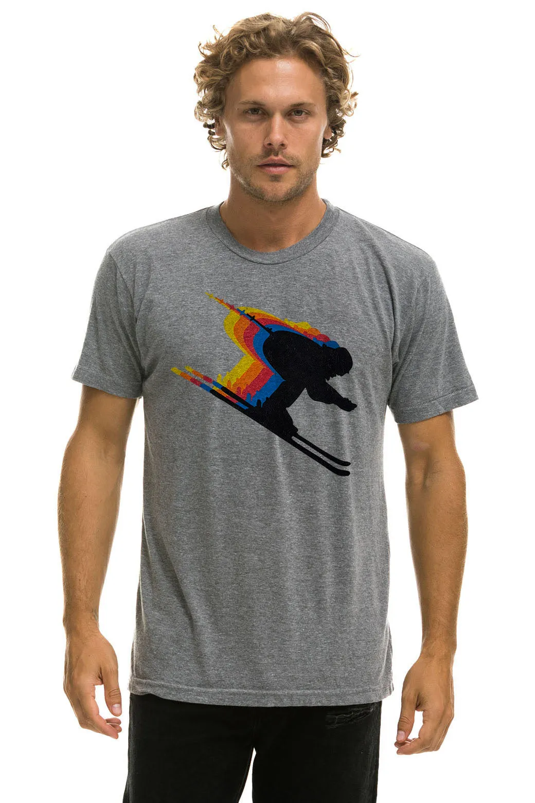 BIRDS OF PREY 2024 UNISEX CREW TEE SHIRT - HEATHER GREY sold by Aviator Nation