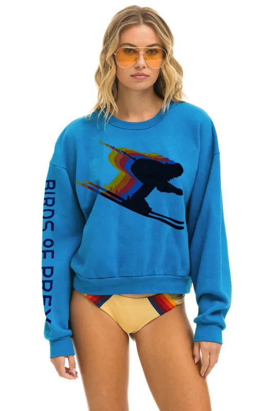 BIRDS OF PREY 2024 CREW SWEATSHIRT RELAXED - COBALT sold by Aviator Nation