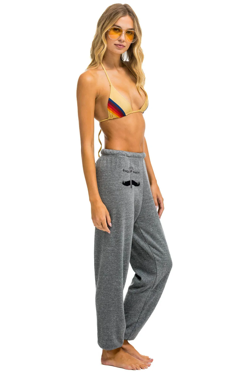 BIRDS OF PREY 2024 UNISEX SWEATPANTS - HEATHER GREY sold by Aviator Nation product image thumbnail 3