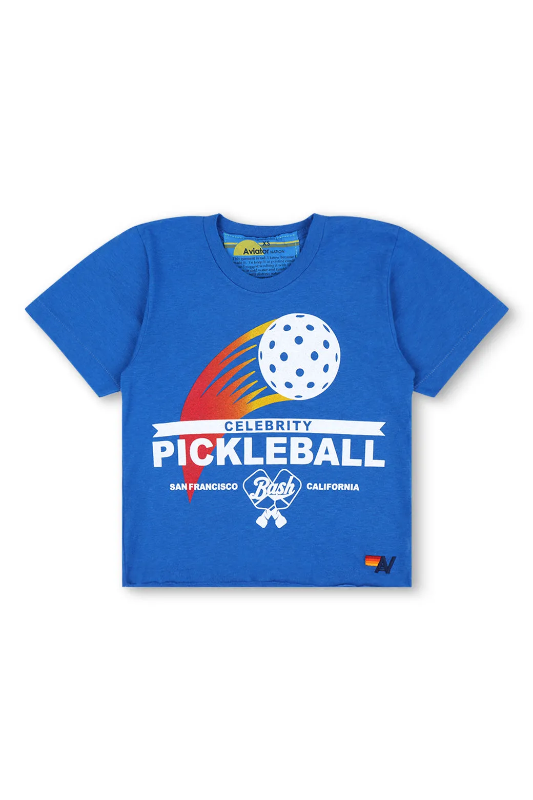 CELEBRITY PICKLEBALL 2025 BOYFRIEND TEE - OCEAN sold by Aviator Nation