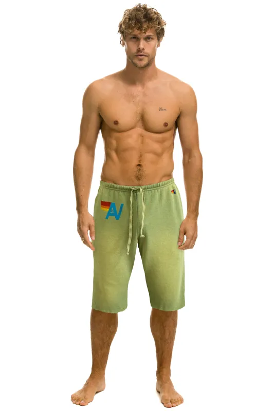 VINTAGE LOGO MENS SWEATSHORTS - FADED ARMY sold by Aviator Nation